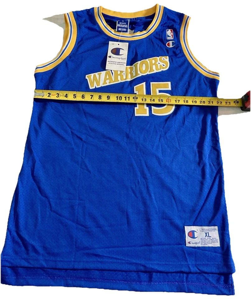 Camiseta deportiva Latrell Sprewell Golden State Warriors Champion para hombre XL NUEVA CON ETIQUETAS rara Capitán Foto 4 de 4