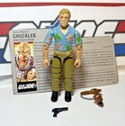 GI Joe Chuckles 1987 v1 *100% COMPLETE w/File Card, Excellent!* Vintage ARAH Lot