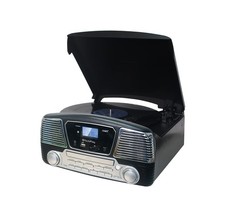 TechPlay ODC35BT with Bluetooth, 3 Speed Turntable Programmable MP3 CD Player...