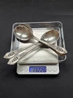 4 Rose Point Wallace Sterling Silver 6" Spoons 132 Gram Scrap