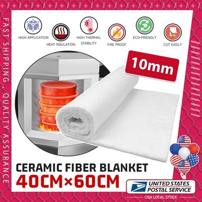 23.6inch x 15.7inch Ceramic Fiber Insulation Blanket High Temperature UP to 2500