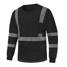 Hi-Vis Flame Resistant Long-Sleeved Shirt | 100% Cotton | Men's Welding Workwear