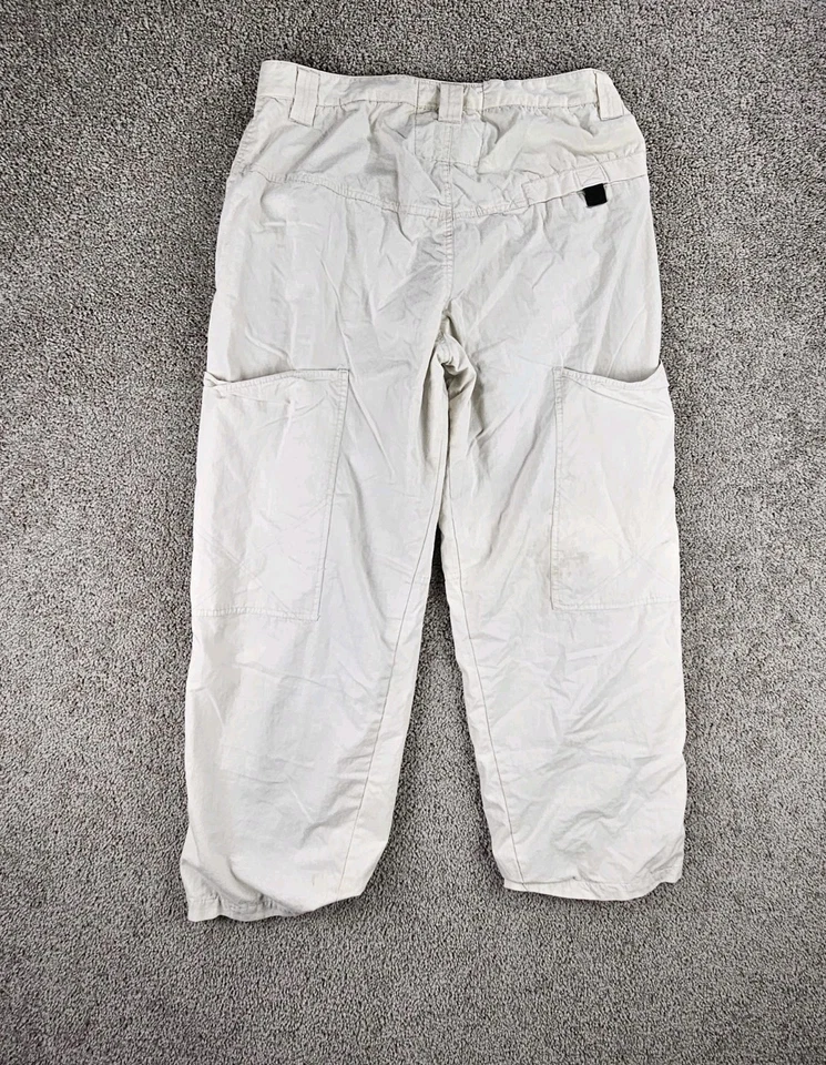 Pantalones de skate cargo holgados forrados paracaídas Bugle Boy vintage años 90 36x32 (35x30) Foto 2 de 4