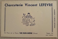 BUVARD - VIC SUR AISNE - CHARCUTERIE VINCENT LEFEVRE - porc cochon