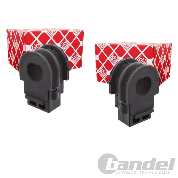 2X febi 23Mm Stabilager Vorne Passend FüR Nissan Juke Qashqai Links+Rechts-image