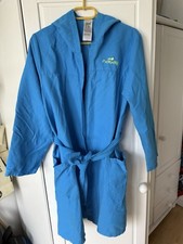 Nabaiji Bademantel Mikrofaser blau Gr. 146/15...