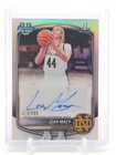 LEAH MACY 2025-26 BOWMAN CHROME U 1ST PROSPECT AUTO REFRACTOR /499 Q3714