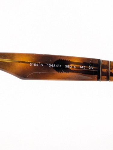 Persol Brille nur Gestell, 3154-S 1043/31, 58-16-145, braun, Made in Italy - Bild 12 von 16