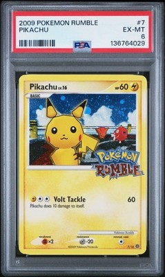 2009 POKEMON RUMBLE #7 PIKACHU PSA 6 | eBay