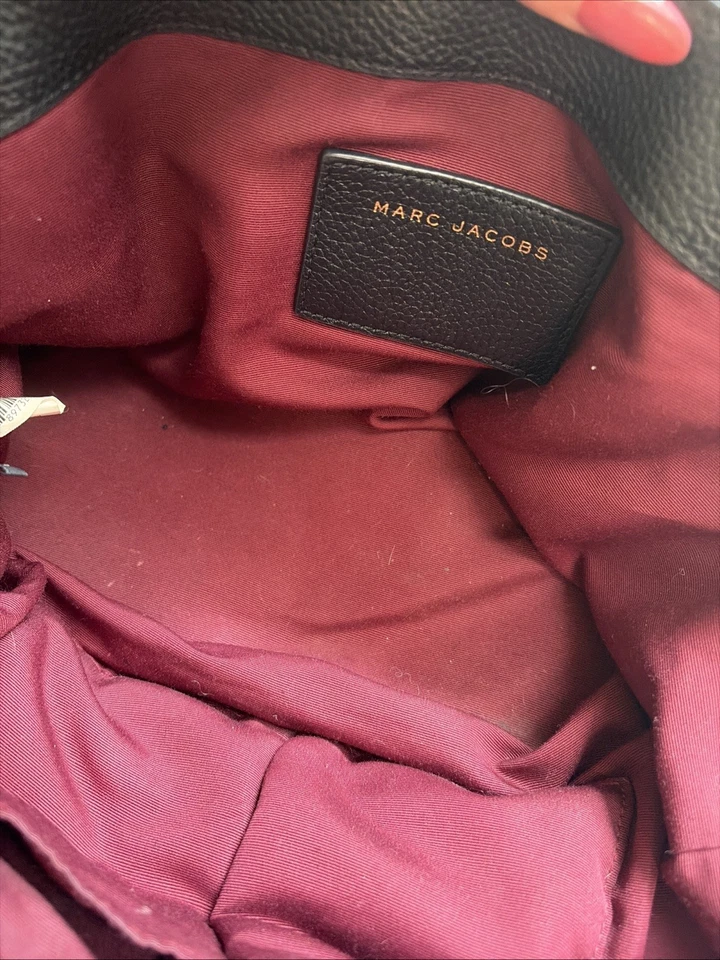 Sac À Main Marc Jacobs Cuir Noir Bon État. Fourre Tout - Photo 4/4