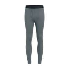 Wrangler Men's Gray Mid Weight 4-Way Stretch Performance Base Layer Pants: 2XL