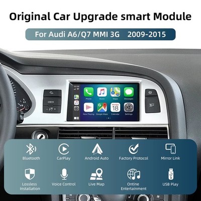 CarPlay & Android Auto Decoder Box   Audi A6 / Q7 (2009 2015) | MMI 3G   
