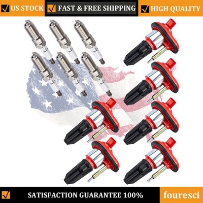 UF303 Coil Packs and Spark Plugs For Chevy Trailblazer Colorado GMC Canyon Isuzu