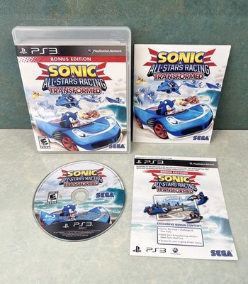 Sonic & All-Stars Racing Transformed PS3 PlayStation 3 Complete  -..