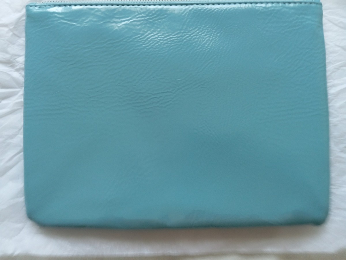 MIU MIU ライトブルー ケース Miu Miu Authentic Blue Pouch Cosmetic Bag | eBay