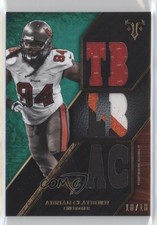 2014 Topps Triple Threads Relics Emerald 10/18 Adrian Clayborn #TTR-143 2ui
