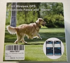 2-in-1 Bluetooth GPS Dog Electronic Fence, Wireless Training Collar