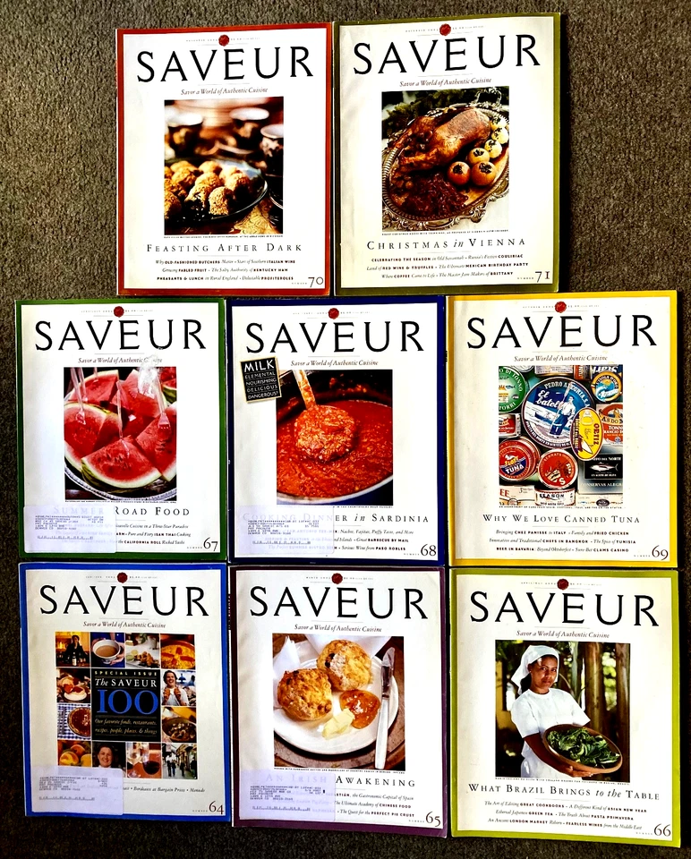 26 SAVEUR MAGAZINE Lot Full Years 2003 2004 2005 Complete Issues #64 to #89 - Image 3 of 4