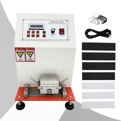 110V 40W Printing Ink Abraser Friction Test Machine with LCD Display 21/43 RPM