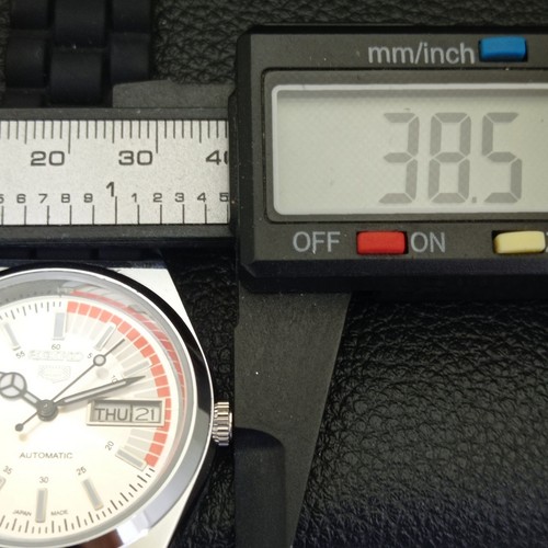 REFURBISHED SEIKO 5 AUTOMATIC 6309A VINTAGE JAPAN MENS SILVER WATCH a440781-1 - Picture 8 of 11