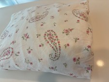 Laura Ashley Bristol Pink Green Paisley Floral Queen Fitted