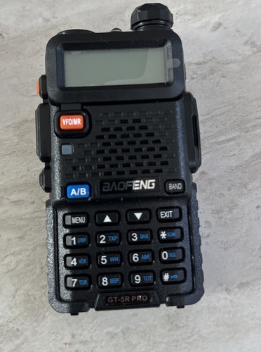 Baofeng GT-5R Pro Pro Ham Radio Dual Band Receiver Only - No Battery - Black