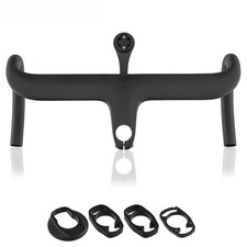Road Bike Full Carbon Integrated Handlebar with Spacers Cycling Drop Bar