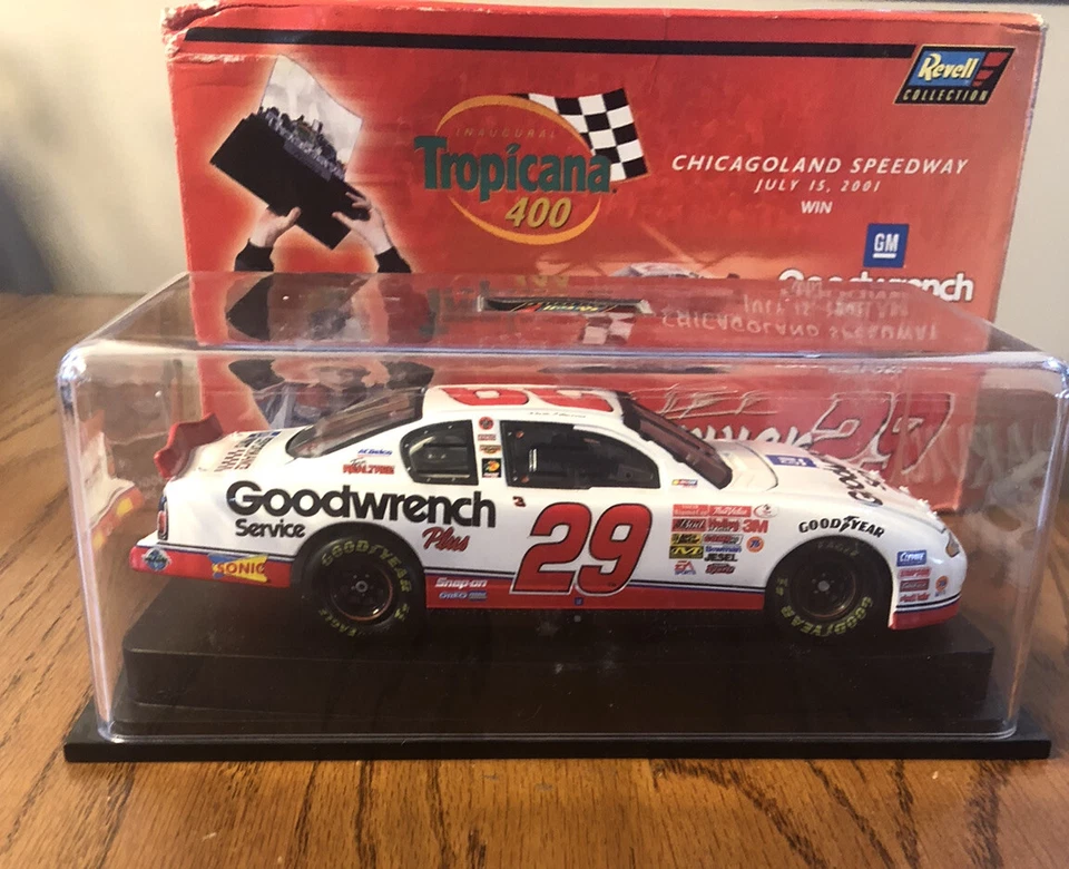 Colección Revell 1:24 Kevin Harvick #29 Tropicana 400, GM, 2001 ¡¡AUTOGRAFIADO!!! Foto 4 de 4