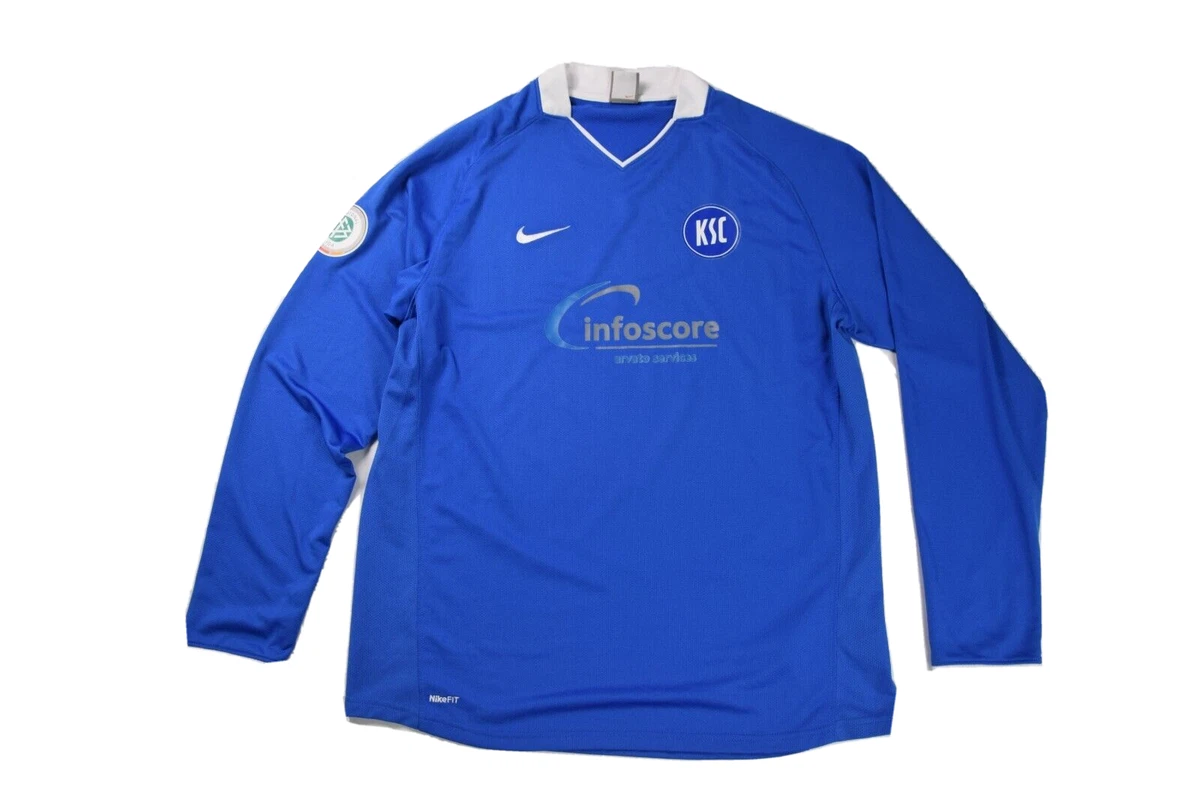 KSC Karlsruher jersey nike longlseeve shirt blue infoscore s. L 