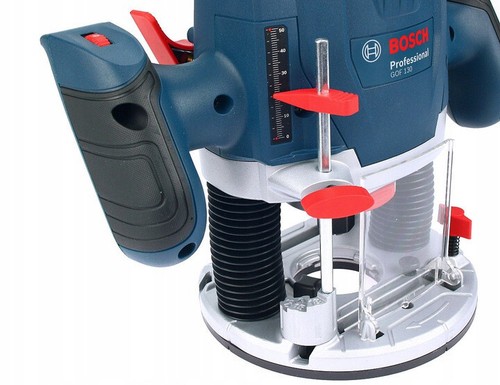 BOSCH® GOF 130 BOSCH Fresadora Superior Profesional 1300W + Accesorios 06016B... - Imagen 7 de 13