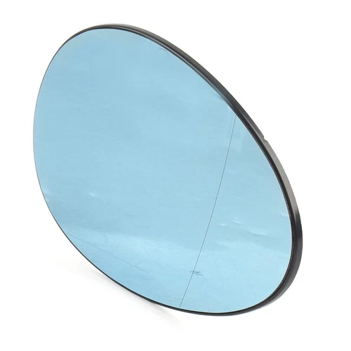 PAIR Blue tinted Heated Wing Mirror Glass For 2007-2014 Mini Cooper R55 R56 R57 - Picture 10 of 12