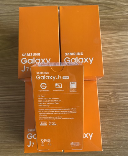 Samsung Galaxy J7 SM-J700F Dual SIM 16GB 5.5" Unlocked Smartphone- New In Box - Picture 1 of 18