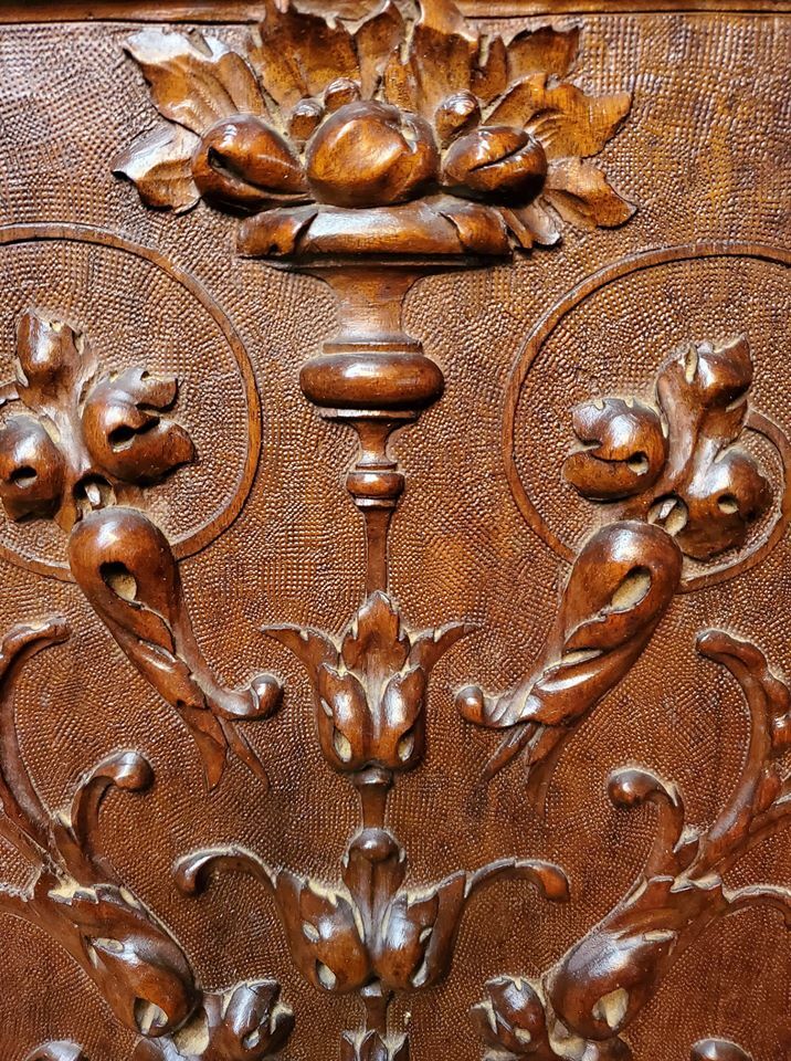 Antique Art Hand Carved Wooden Panels 2 Matching panels eBay