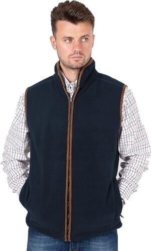 Portree Fleece Bodywarmer by Champion in Navy  - XXL