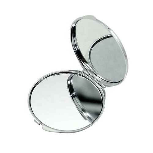 1 Black Bunny Portable Makeup Compact Double Magnifying Mirror! - Picture 2 of 2