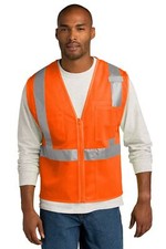 CornerStone ANSI 107 Class 2 Mesh Zippered Vest CSV102