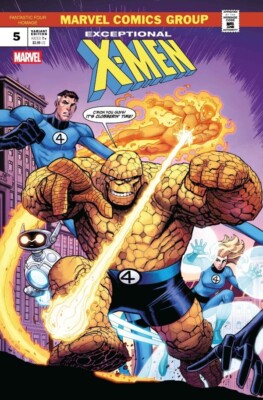    EXCEPTIONAL X-MEN #5 NICK BRADSHAW FANTASTIC FOUR HOMAGE *1/15/25 PRESALE