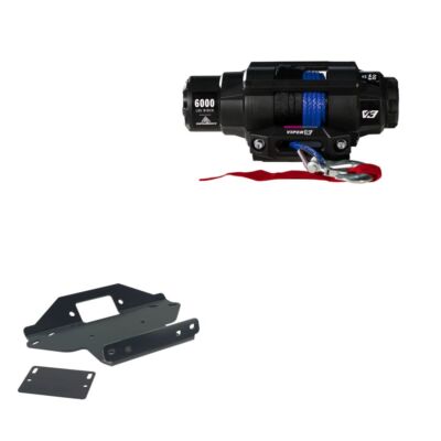 Viper 6000lbs V3 Winch With Mount For Kawasaki Brute Force 650 2005-2013
