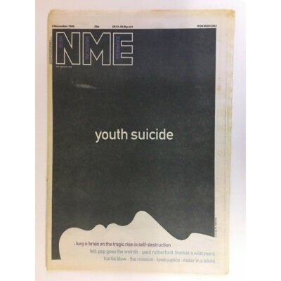 NEW MUSICAL EXPRESS NME MAGAZINE 8 NOVEMBER 1986 LUCY O'BRIEN   LS