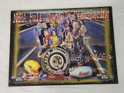 NHRA Full Throttle Drag Racing Housewives 2011 Calendar