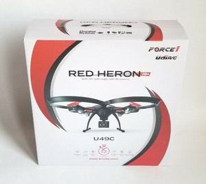 u49c red heron quadcopter drone
