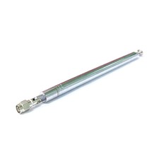 10 Sections FM Radio Antenna Telescopic 1.2m Stainless Steel Aerial SMA/BNC NEW