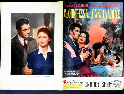 Cineromanzo La Contessa Di Castiglione 1955 Rare Yvonne De Carlo Georges Marchal