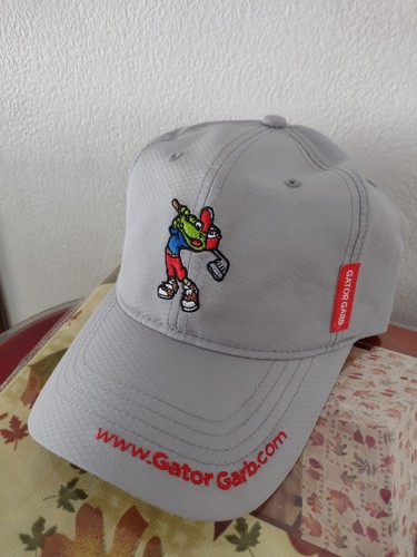 Gatorgarb Golf Hat. Alligator Logo w/Golf Club . Adjustable Dry-Fit Performance - Picture 2 of 5