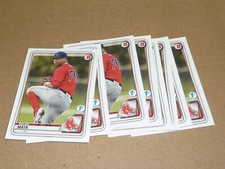2020 Bowman 1st Edition BRYAN MATA BASE LOT OF 8 RED SOX #128