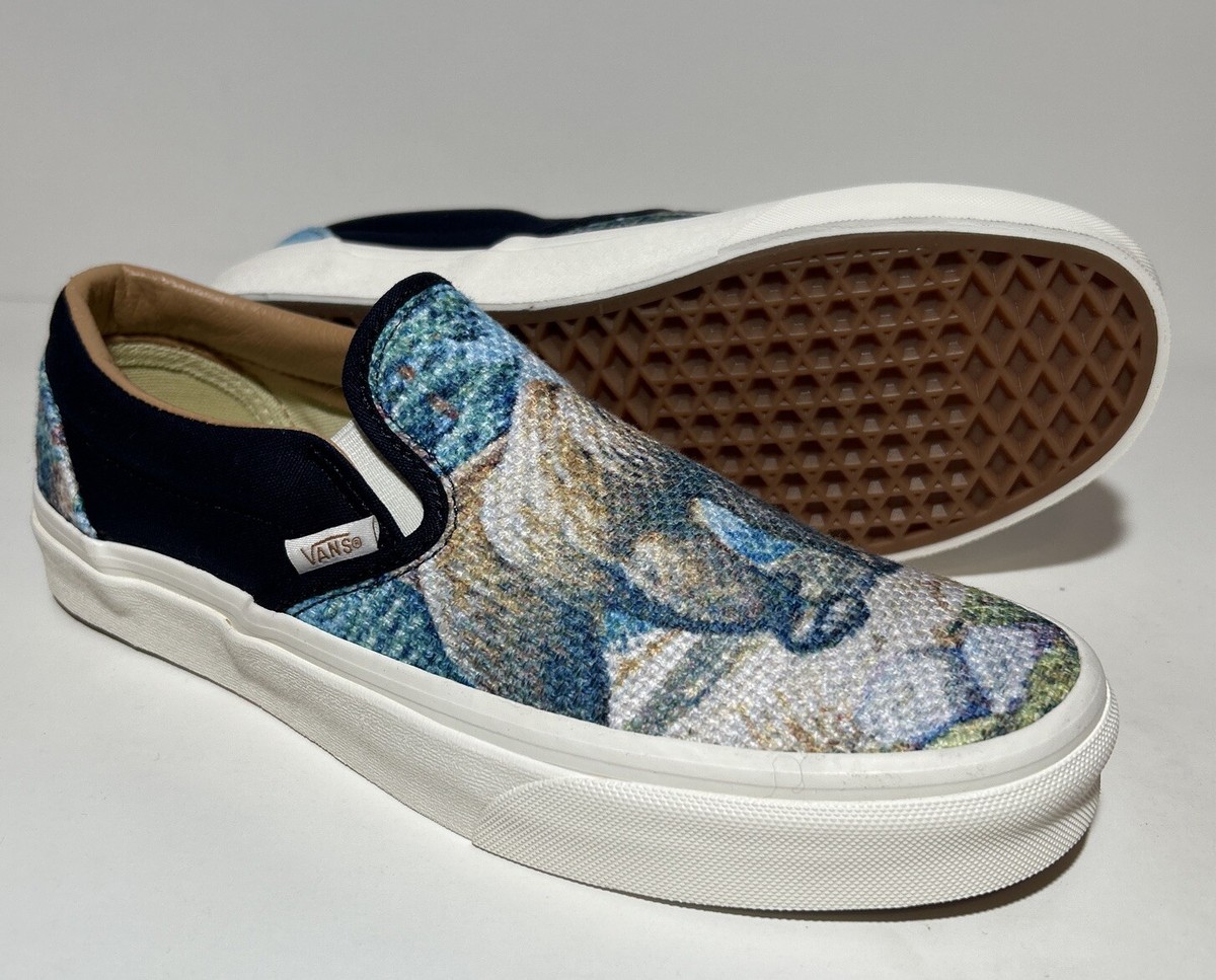 Vans Slip On Mens Size 8.5 Cali Tapestry Forest Bear