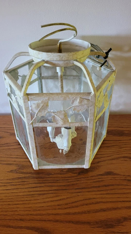 Bege claro/off white com folhas decorativas Hinkley - Imagem 2 de 4