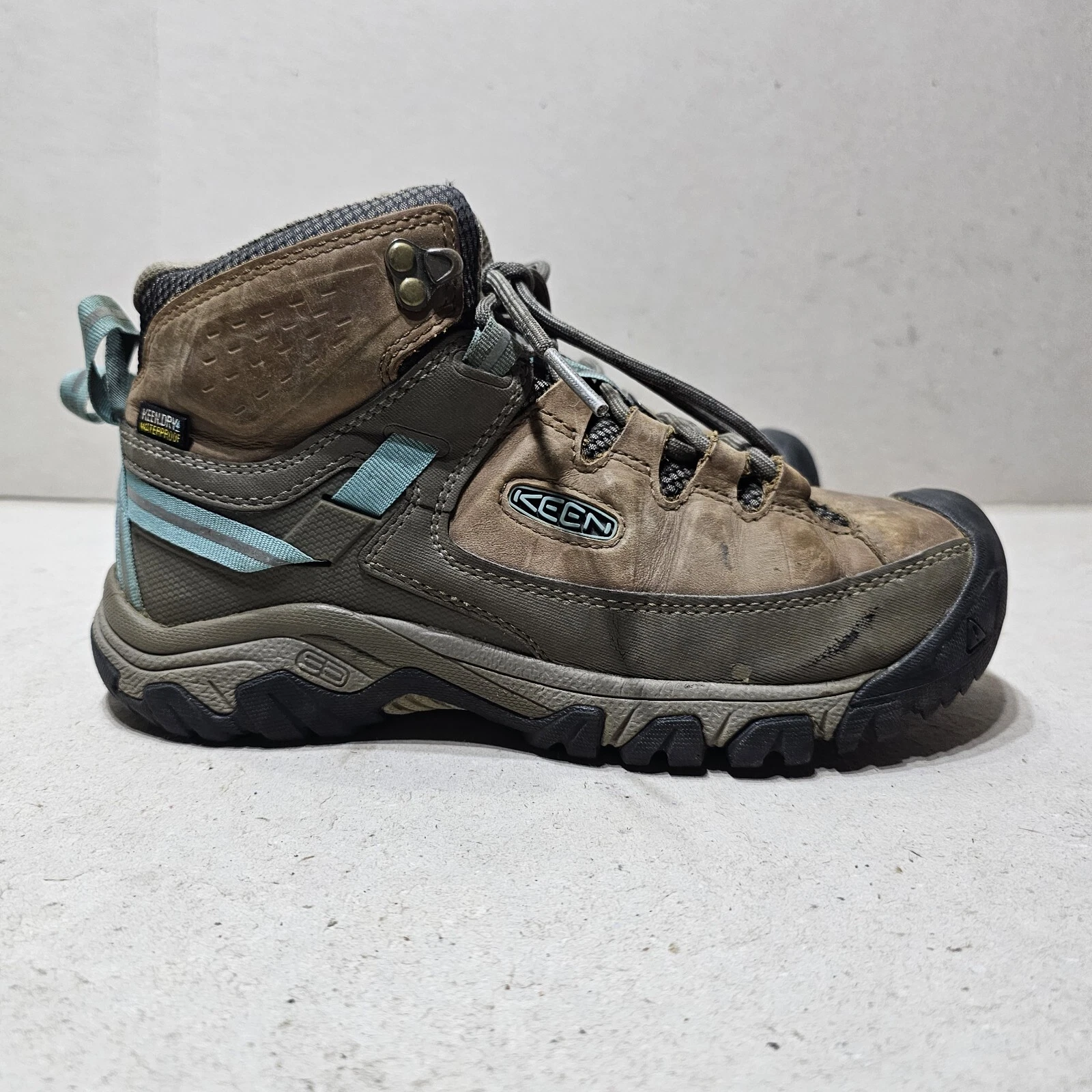 Keen Targhee III Mid Waterproof Women's leather hiking camping boots brown UK5.5
Opens in a new wind