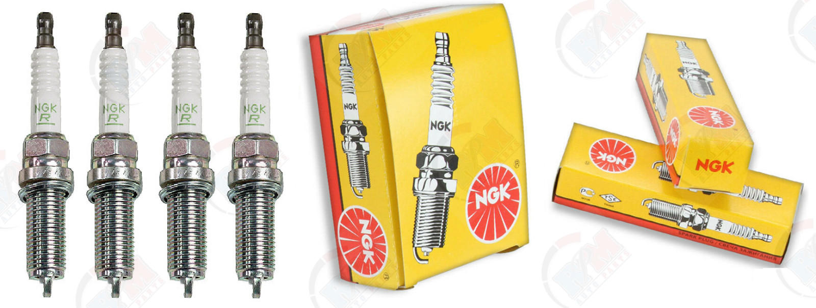 NGK LFR7A STANDARD Spark Plugs 92038 Set of 4