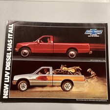 New Luv Diesel Chevy Trucks Dealer Ad Sheet